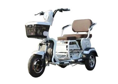 China a motocicleta elétrica de três rodas da bateria 20AH, carga estou abatido o corpo plástico branco fornecedor