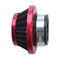 Cor vermelha de filtro de ar do peso leve 35mm para 50cc - kart 110cc/kart fornecedor